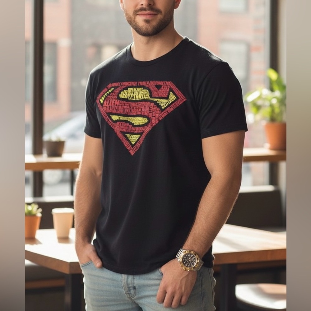 Men’s DC Comics Superman Word Logo T-Shirt